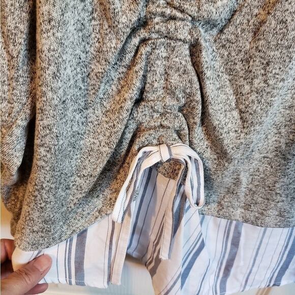 NEW, ZAC and Rachel, layered statement hem, super soft long sleeve top 2X 3X - Picture 3 of 9